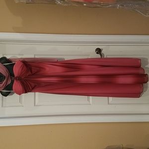 NWT Sally Women's Formal Gown in Size 3X - various shades of pink hues